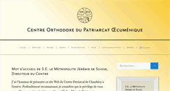 Desktop Screenshot of centreorthodoxe.org